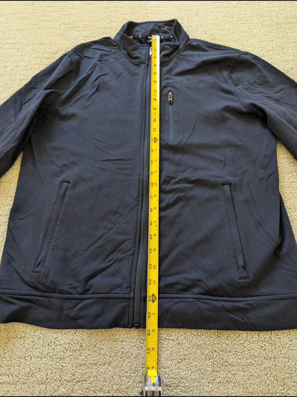 Public Rec All Day Everyday Track Jacket Mens S Black Performance Full Zip Tech